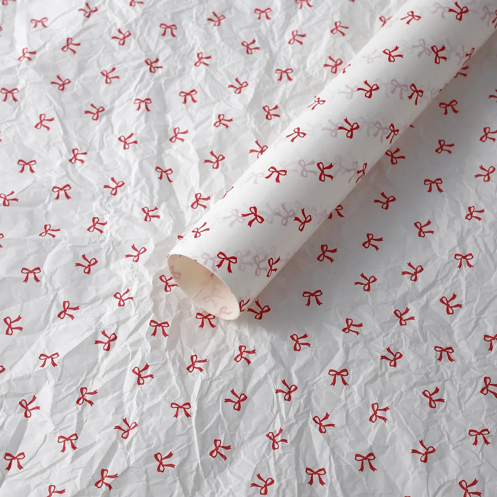 Custom Floral Wrapping Paper Single-Sided Coated Pink Flower Bouquet Gift Mailer Folding Packaging for Floral Product Packaging