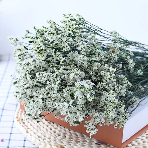 Preserved Crystal Grass Baby's Breath Dried Flowers for Home Arrangement & Wedding DIY Bouquet Baby Breath Flower Artificial