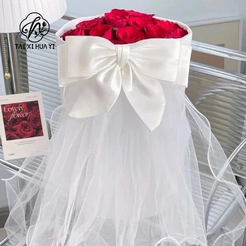 Wholesale Polyester Flowers Wrapping Paper for Gift Packaging Floral Bouquet Decoration Materials