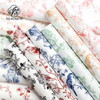 Qixi Wave Gauze Fresh Bouquet Packaging Materials Korean Wave Design Pleats Single Side Coated Eco-Friendly Water-proof