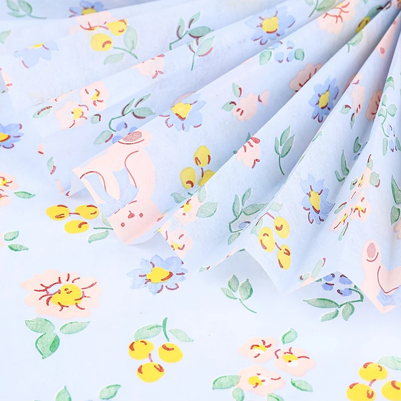Garden Bear Soft Stretch Film 40*50cm Holiday Gift Wrap Moisture Proof Fresh Flower Bouquet Packaging