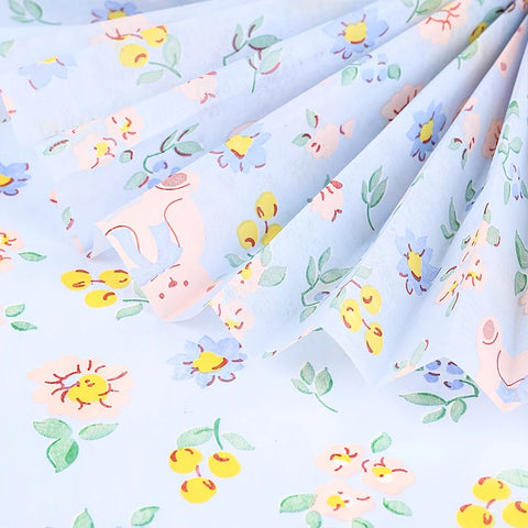 Garden Bear Soft Stretch Film 40*50cm Holiday Gift Wrap Moisture Proof Fresh Flower Bouquet Packaging