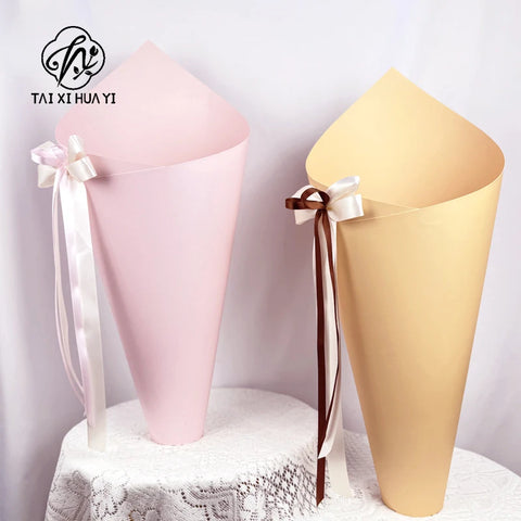 Extra Large Giant Ice Cream Floral Thick Sturdy Specialty Paper PE Coated Single Side Waterproof Fresh Flower Bouquet Wrapping