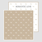 DIY Handmade Gift Packaging Paper Single-sided Waterproof Flower and Love Bouquet Paper for Coated Gifts