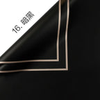 Golden Border Jelly Film Single-sided Coated Semi-transparent Matte Waterproof Flower Packaging Paper