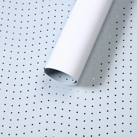 High-End Aluminum Plated Round Dot Thickened Wrapping Paper Small Waterproof Flower Design Single Side Coating