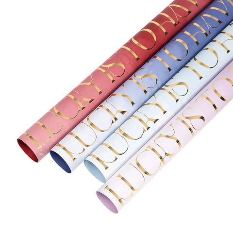 58*58cm Art Paper Waterproof Fresh Flower Bouquet Wrapping Paper PE Coating for Florist and Gift Wrapping Flower Wrapping Paper