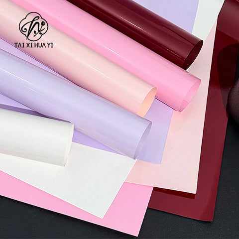 Premium Large Rose Wrapping Paper for Fresh Flower Bouquets Waterproof PE Coating for Packaging Paper