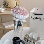 Creative Floral Art Materials Classic Ice Cream Cone Flower Bouquet Gift Packaging Bag for Flower Shops Made Paperboard