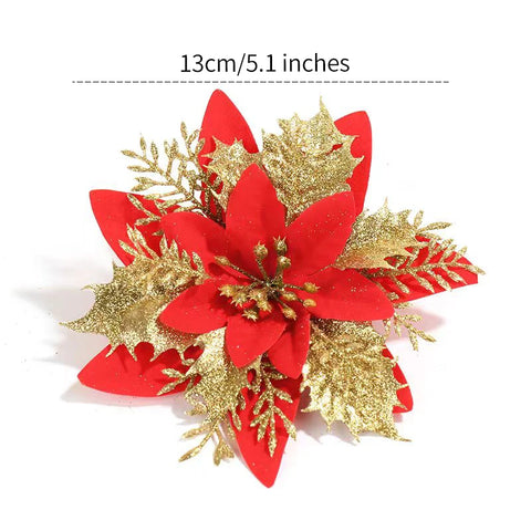 Artificial Christmas Tree Decoration Wholesale Xmas Supplies Plastic Flowering Pine Need for Gift Use