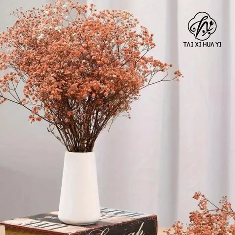 Preserved Crystal Grass Baby's Breath Dried Flowers for Home Arrangement & Wedding DIY Bouquet Baby Breath Flower Artificial