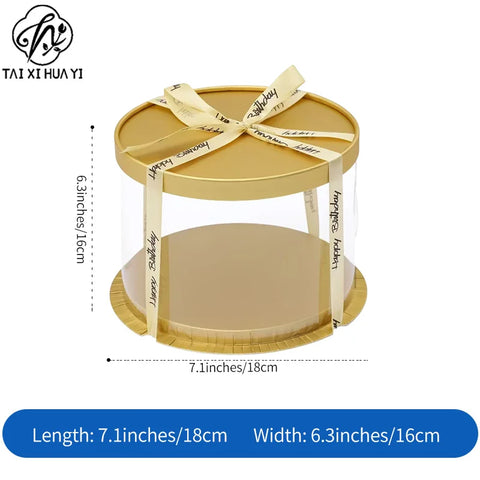 Customized Modern Luxury Transparent Flower Boxes for Valentine's Day Portable Rigid Boxes Handle Embossing Matt Lamination