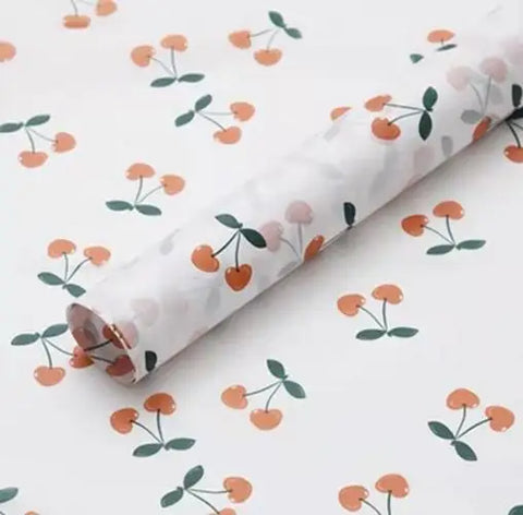 50*70cm Soft Pear Paper Waterproof Uncoated Virgin Pulp Elegant Flower Bouquet Wrapping Gift Wrapping Paper