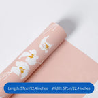 Iris Flower Pattern Printed Matte PVC Coating 57*57cm Waterproof Floral Packaging Paper for Florist Wrapper