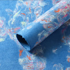 Dunhuang Art Hand-Torn Wood Pulp Wrapping Paper Coated Floral Gifts with Ancient Methods Flower Wrapping Paper
