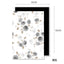 Eco-Friendly Recyclable Floral Wrapping Paper Simple Rose Bouquet Waterproof Single-Sided Coating Offset Printing Compatible New