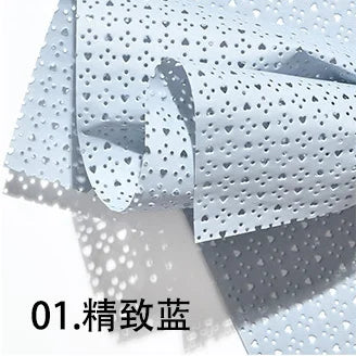 Artistic Marble Purple Specialty Paper PVC Coated for Elegant Flower Bouquet and Gift Wrap Single Side Printing Compatibility