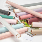 Wholesale Waterproof Flower Wrapping Paper with Golden Edge Bouquets Single Side Coated Florist Packaging