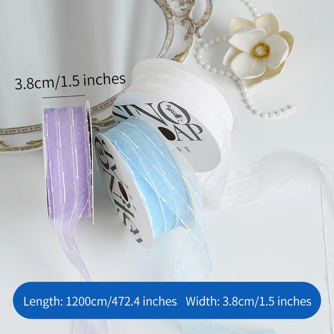Dacron Wedding Valentine's Day Christmas Flower Bouquet Bow Decoration Ribbon for Gift Packaging