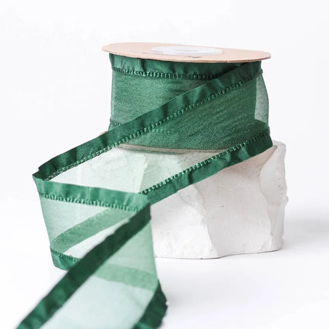 Meteorite Lime Luxury DIY Flower Satin Gift Packaging Clothing Collar Folded Skirt Edge Ribbon Accessories Christmas Wedding