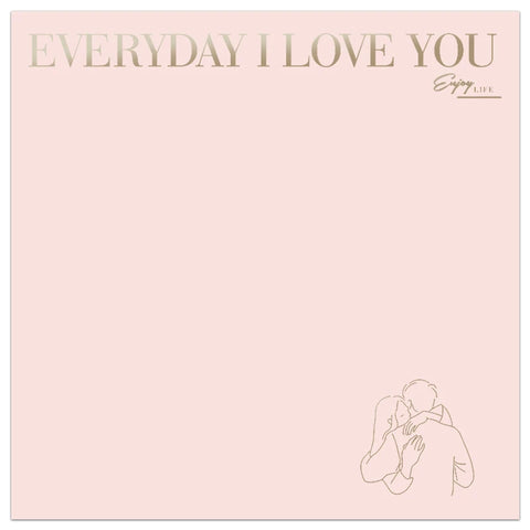 57*57cm Hug Pattern Flower Printed Waterproof Synthetic Paper Recyclable Custom Logo Decorative Gift Wrapping Materials