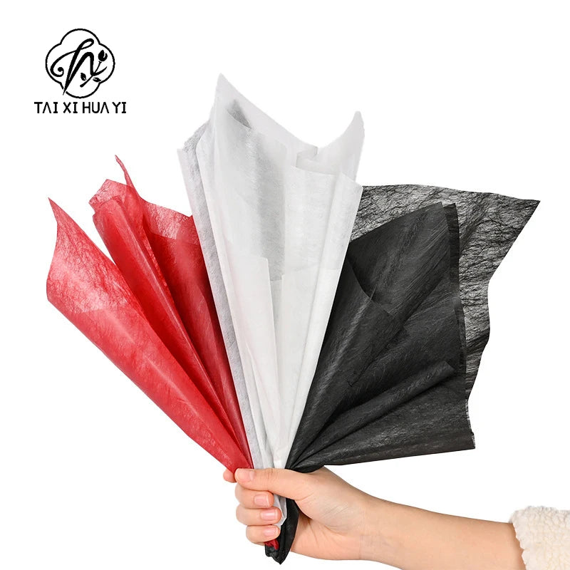 Korean Style Single-Sided Coated Cotton Paper Milk Cotton Flower Packaging with Extracted Design Main image