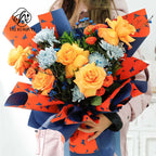 Valentine's Day Waterproof Papel Florist Packaging Paper Sheet PE Coating Wrapping Paper for Gifts Box