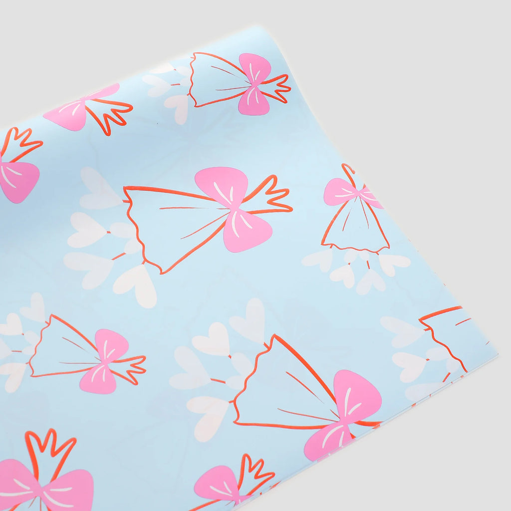 Valentine's Day Children's Day Gift Flower Packaging Paper Single-Sided Coated Waterproof Bow Design