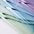 2025 New 58*58cm Colorful Line Printed Flower Wrapping Paper Cellophane Single Side Hot Stamping for Florist Packaging