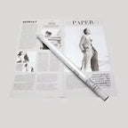 Modern Girl Weekly Series English Newspaper Gift Pack New Fashion Flower Packaging Paper with Single Side Coating