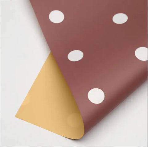 High Quality Wave Point Flower Packaging Paper for Bouquet Single-Sided Coated for Flower Shops
