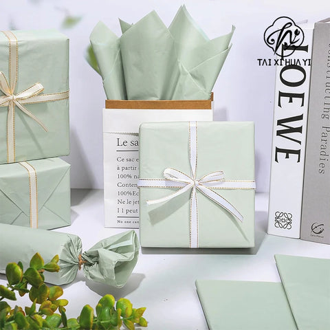 Single-Sided Coated PE Lining Paper Eco-Friendly & Water-proof for Clothing Packaging and Gift Wrapping Snow Pear Tissue