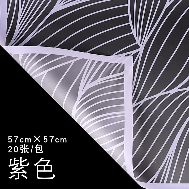 Premium Sand Mist Floral Wrap, Single-Sided Waterproof Paper for Qixi Festival Gift and Flower Shop Offset Printing