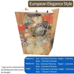 Portable  Paper Trapezoidal Hand-held Flower Bouquet Packaging Inner Liner and Fixed Rose Hugging Bag with Waterproof Feature