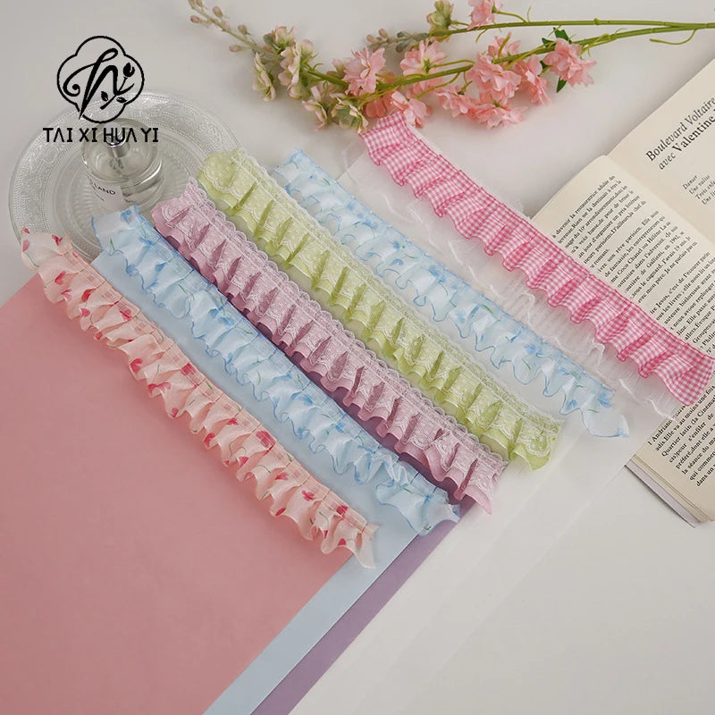 High-End Lace Edge Bouquet Wrapping Paper Single-Sided Coated Packaging Material