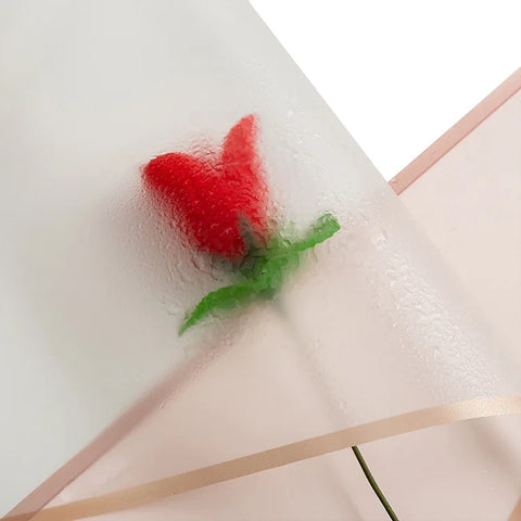 Taixi Brand Gold-edged PE Coated Double-Sided Recyclable Parchment Paper Gravure Compatible Valentine's Day Waterproof Flower
