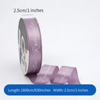 Luxury 2.5CM English Ribbon Romantic Flower Bouquet for Valentine's Day Christmas or Wedding Gift Ribbons