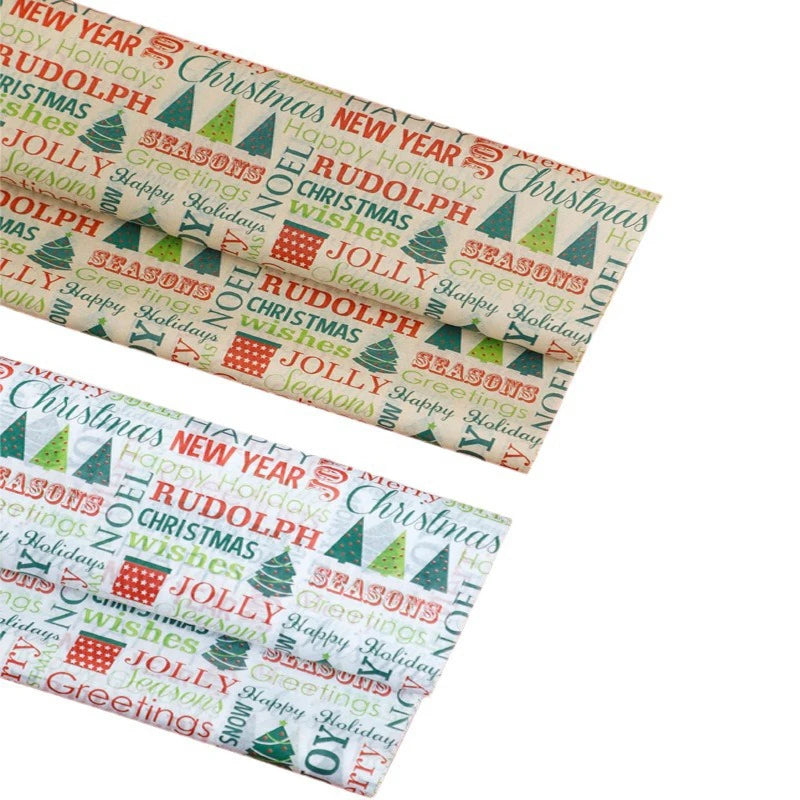 Christmas Wrapping Paper 50*70cm Recyclable Florist Bouquet Flower Wrapping Gift Paper Eco-Friendly Paper for Gifts