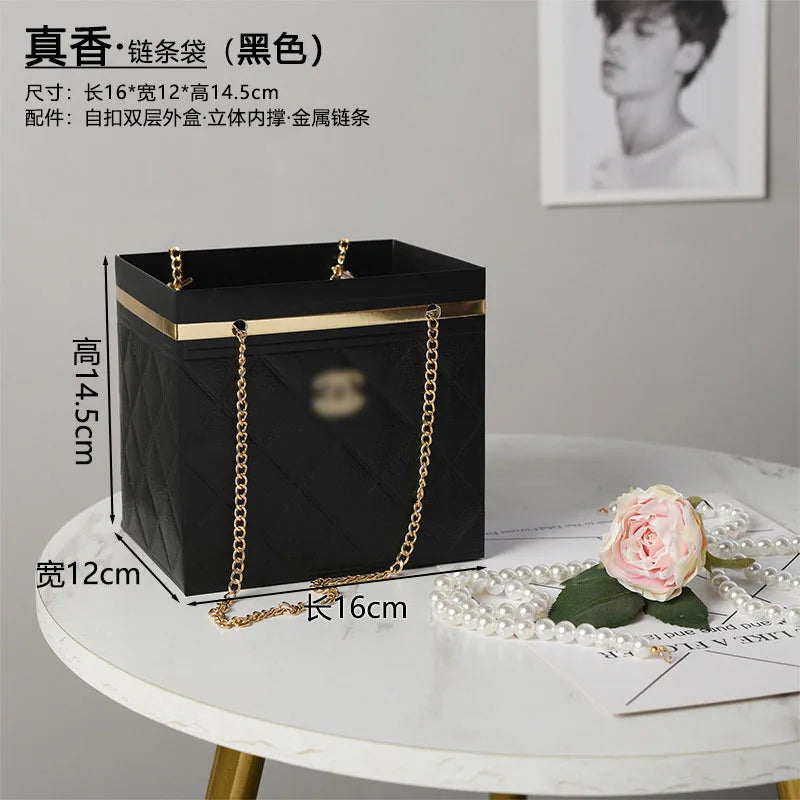 Wholesale Portable Rigid Gift Boxes Waterproof Flower Packaging Bags for Flower Shop Arrangements and Bouquets