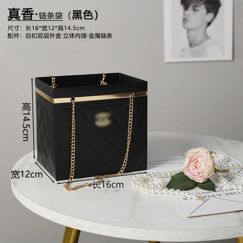 Wholesale Portable Rigid Gift Boxes Waterproof Flower Packaging Bags for Flower Shop Arrangements and Bouquets