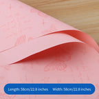 Waterproof Retro Butterfly Floral Arrangement New Single-Sided Coated Plastic BOPP Flower Packaging Paper Material