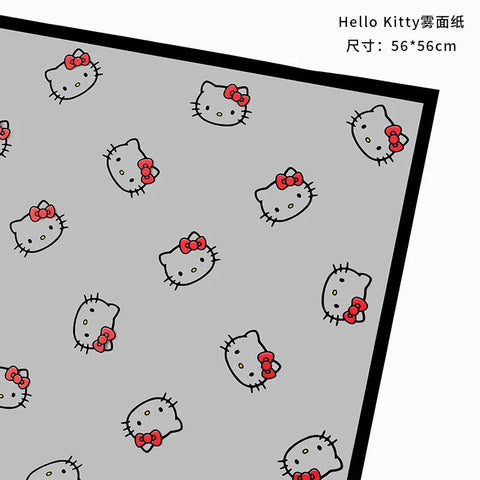 Coated Single Side Eco-Friendly Recyclable Waterproof Mist Paper Flower Packaging Cat Head Design Offset Printed