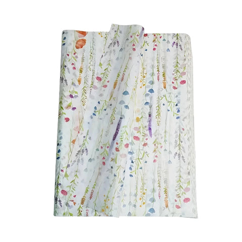 Lavender Art Recyclable Colourful Floral Series Gift Wrapping Material Art Paper Large Sheets 50x70cm Modern Luxury Creative