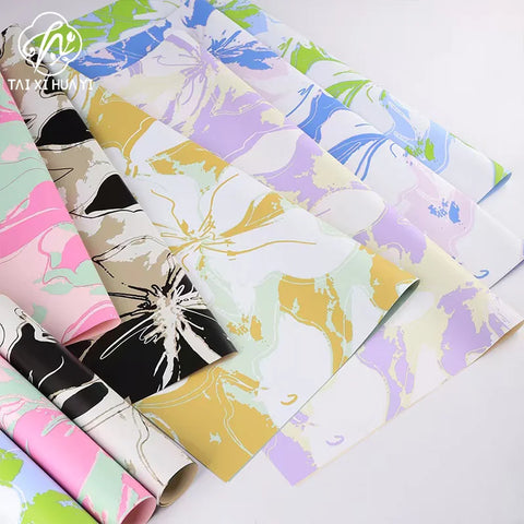 Chunxia Single-Sided Flower Design Eco-Friendly Water-proof Recyclable Oil Painting Paper New Flower Paper Maker for Mother's