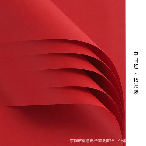 Fenghua Thick Kraft Paper Single-Sided Solid Color Korean Bouquet Material for Unique Packaging Elegant Touches
