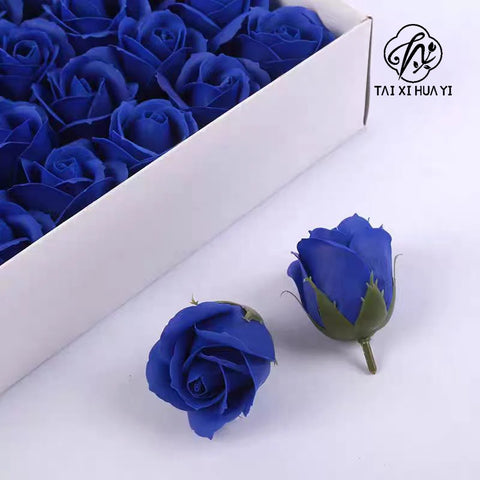 Three-Layer DIY Christmas Valentine's Day Soap Flower Bouquet Rose Simulation Artificial Flowers for Decorative Gift Packaging