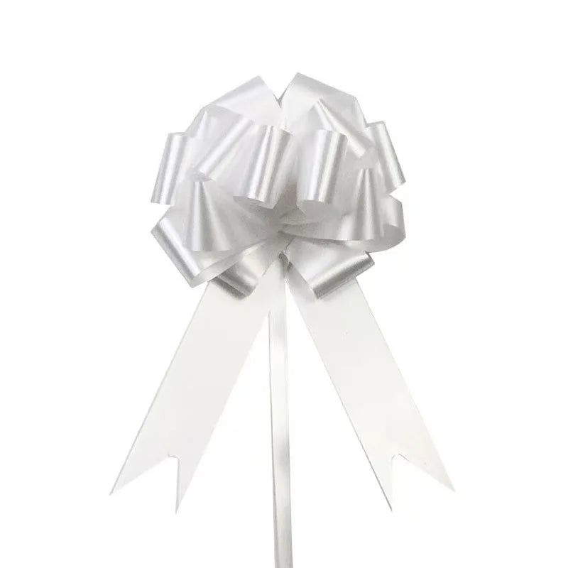 120cm Mixed Color PP Material Pull Bows with Ribbon for Wedding Birthday Anniversary Party Favors Gifts No Logo