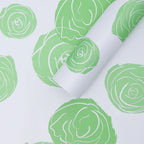 DIY Valentine's Day Gift 58*58cm Art Paper Rose & Carnations Wrapping Paper Virgin Pulp Style Flower Wrapping Paper