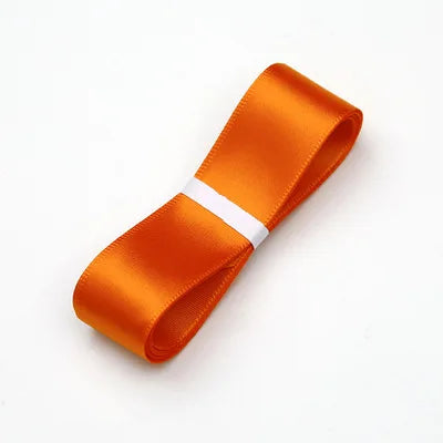2.5cm Dacron Satin Ribbon-Luxury Biodegradable Ribbon for Valentine's Day Wedding & Christmas Gift Packaging