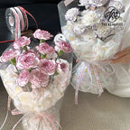 Garden Bear Soft Stretch Film 40*50cm Holiday Gift Wrap Moisture Proof Fresh Flower Bouquet Packaging